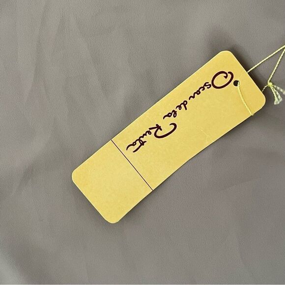 NWT Oscar De la Renta Blouse Size 36 Like M in Mocha - Picture 5 of 11